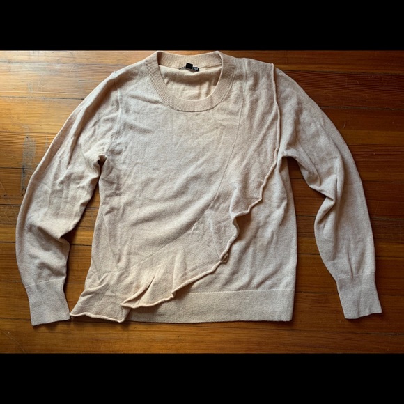 Jcrew Wool Ruffle Sweater - Picture 2 of 4